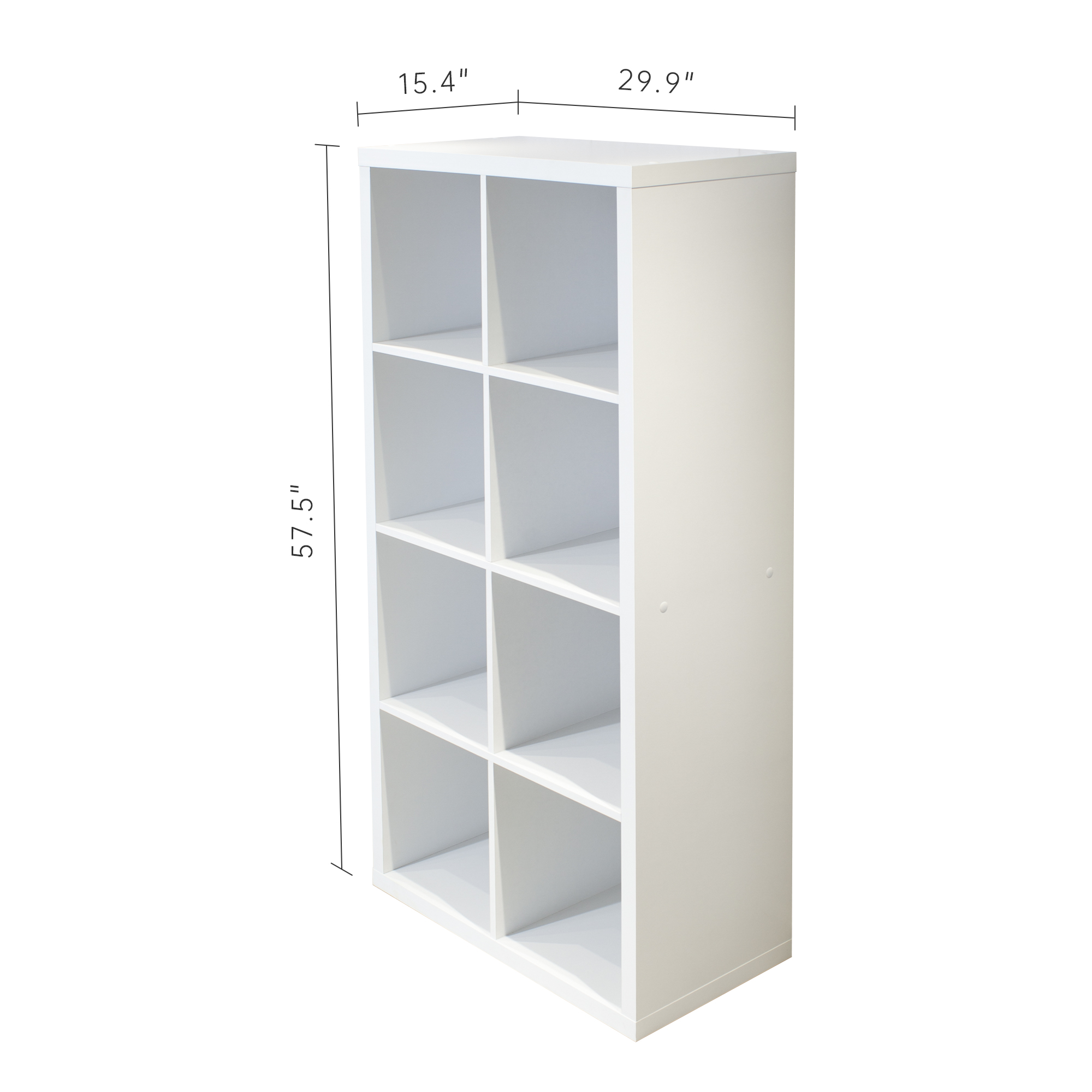 Home Office Bookshelves - 8칸 큐브형 정리함, 뒷면이 열린 선반,
