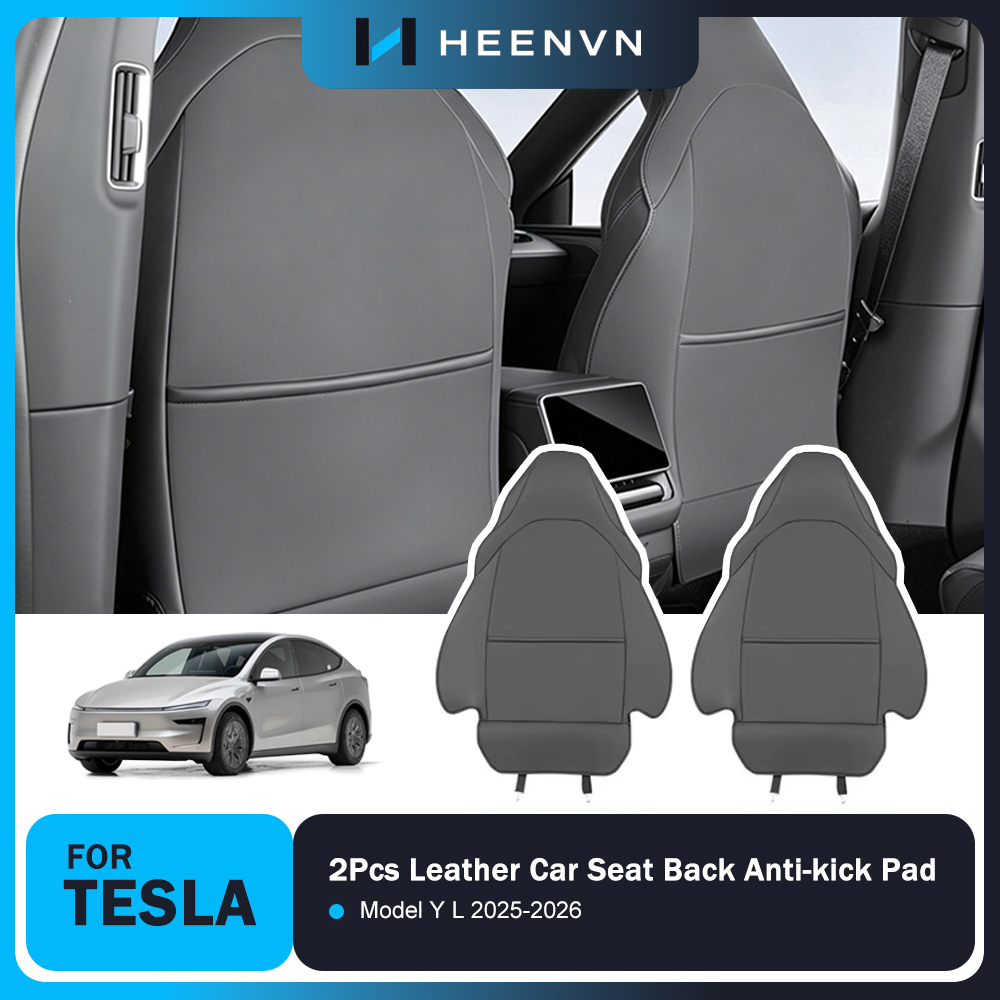 Mesh Back Cushion - Heenvn 2개입 가죽 자동차 시트 백