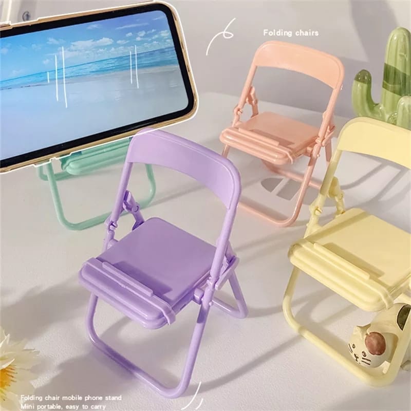 Home Office Organization - 귀여운 의자 모양 휴대폰 거치대, 창의적인