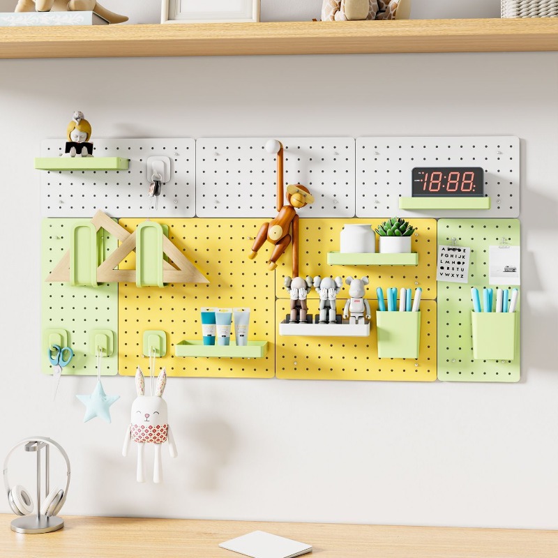 구멍 보드 DIY 금속 접시 거실 주방 책상 사무실 책 - Home Office Organization 리뷰 및 가격