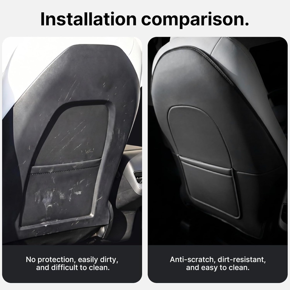 테슬라 모델 3 Y 2Pcs 시트 백 안티 킥 패드 가 - Mesh Back Cushion 리뷰 및 가격