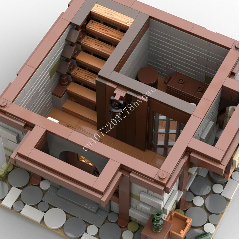 1688 PCS 중세 세금 사무소 빌딩 블록 마을 정부 - Home Office Tax 리뷰 및 가격