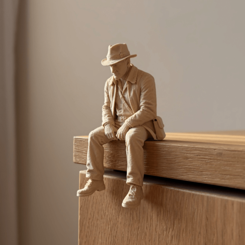 무광 베이지색 익스플로러 엣지 좌상 조각상 – 빈티지  - Home Office Bookshelves 리뷰 및 가격