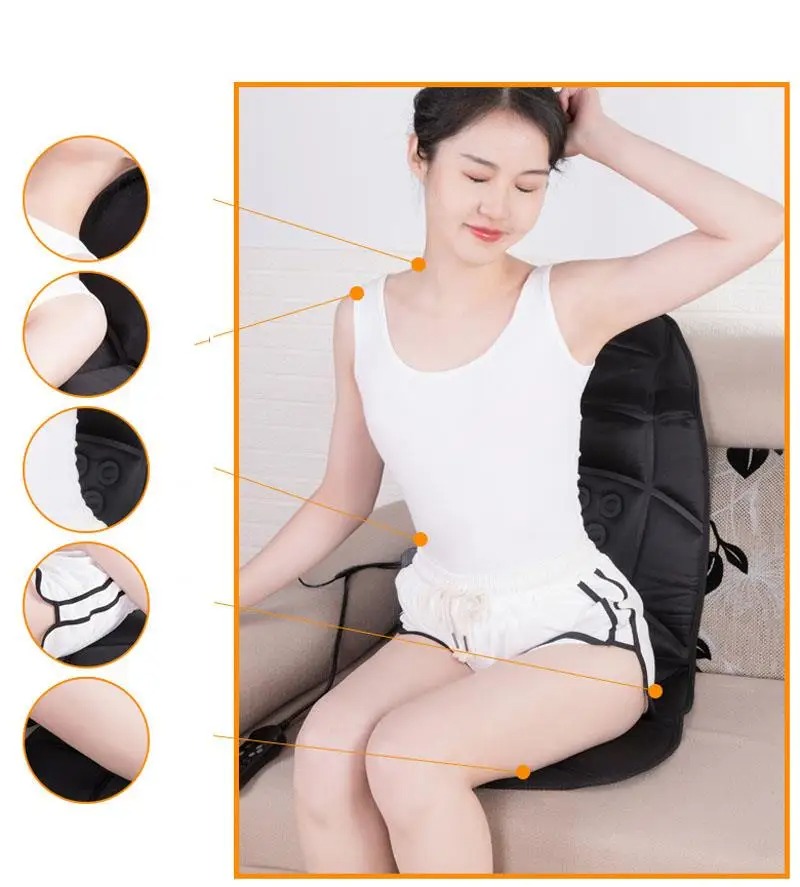 자동차 홈 오피스 전신 마사지 쿠션 열 7 모터 진동  - Mesh Back Cushion 리뷰 및 가격