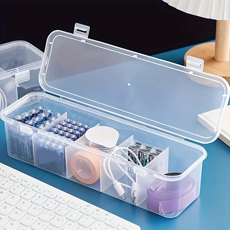 2Pcs 대형 케이블 관리 상자(뚜껑 포함) 5개 칸막 - Home Office Organization 리뷰 및 가격