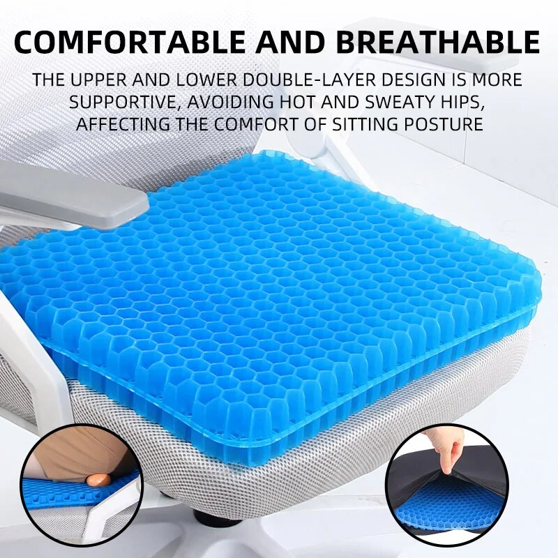 엑스트라 두꺼운 젤 시트 쿠션 통기성 허니콤 디자인으로 - Mesh Back Cushion 리뷰 및 가격
