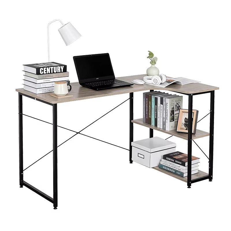 L자형 코너 책상, 책장이 통합된 벽걸이 테이블 캐비닛 - Home Office Bookshelves 리뷰 및 가격