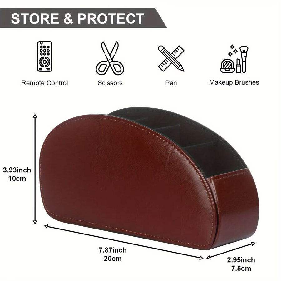 1Pc 5 그리드 PU 가죽 데스크탑 정리함, 홈 오피 - Home Office Organization 리뷰 및 가격