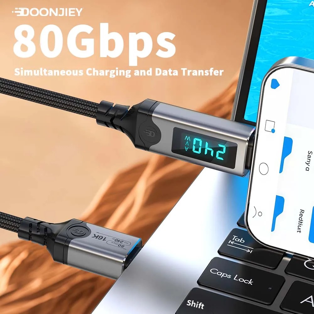 PD240W 고속 충전 썬더볼트 5 USB 타입 C 케 - Home Office Dictionary 리뷰 및 가격