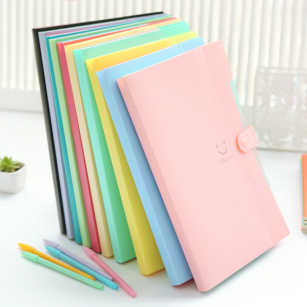 5포켓 A4 레터 사이즈 플라스틱 확장 파일 폴더, 스 - Home Office Organization 리뷰 및 가격