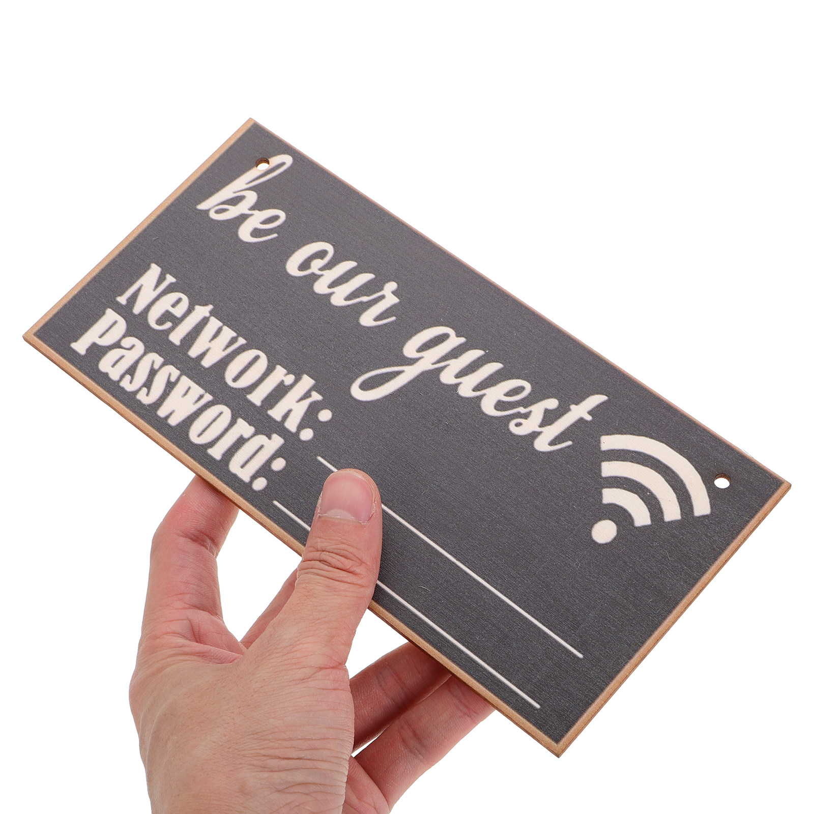 2Pcs 나무 WiFi 비밀번호 표지판 홈 칠판 스타일 - Home Office Guest Room 리뷰 및 가격